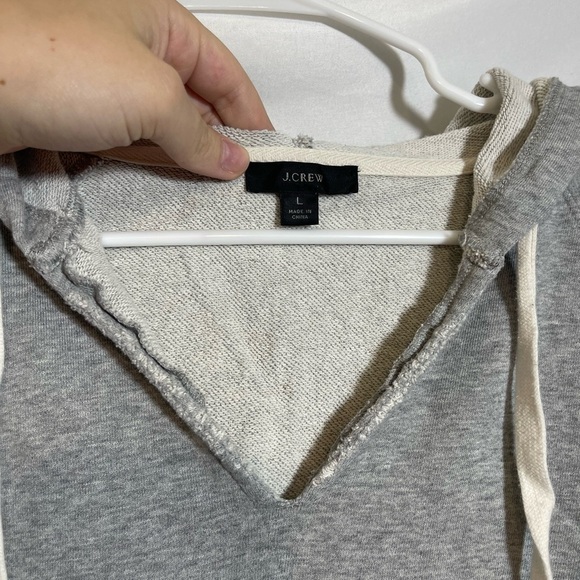 J. Crew Heather Gray Women's Hoodie - Picture 2 of 5